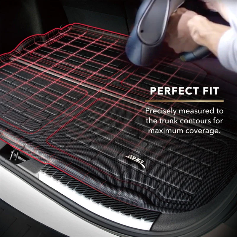 3D MAXpider 15-23 Ford Mustang Kagu Cargo Liner - Black - Image 5