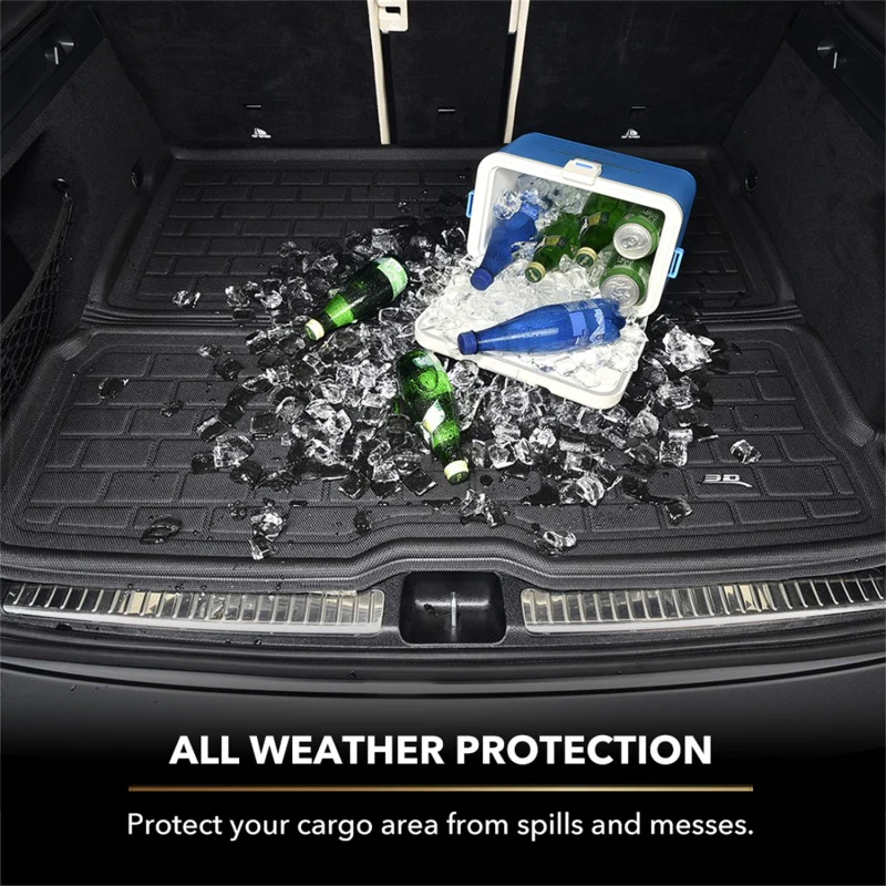 3D MAXpider 16-22 Chevrolet Camaro Kagu Cargo Liner - Black - Image 4