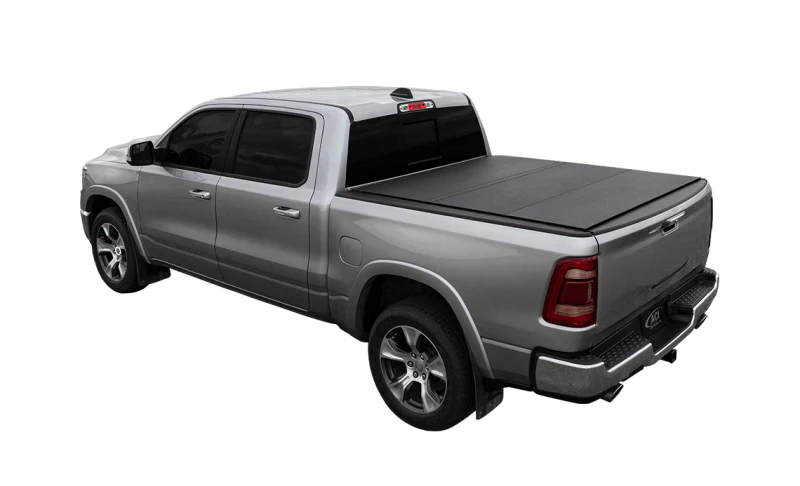 Access LOMAX Tri-Fold Cover Black Urethane 19+ Dodge Ram - 5ft 7in Bed (Except Classic w/o RamBox) - Image 3