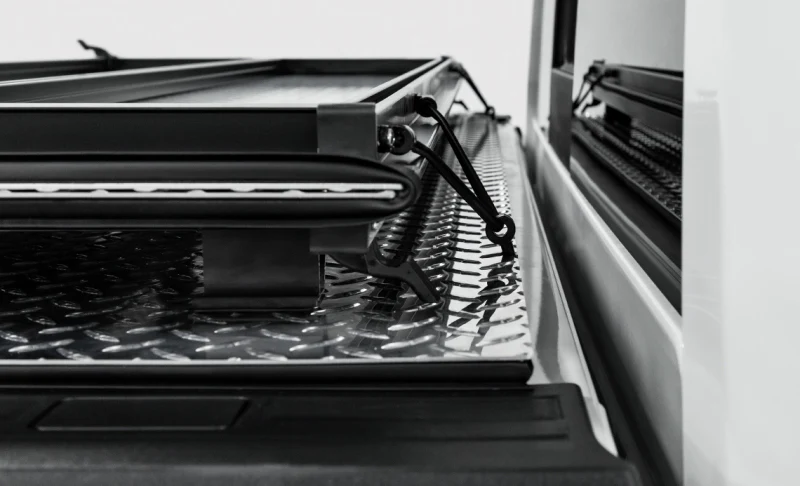 Access LOMAX Tri-Fold Cover Black Urethane Finish 19+ Chevrolet Silverado 1500 - 5ft 8in Bed - Image 23