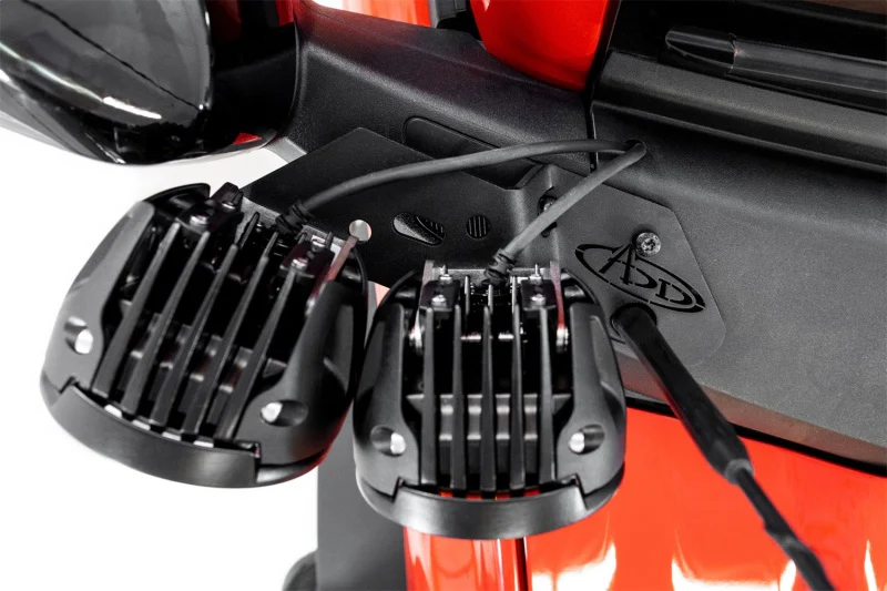 Addictive Desert Designs21-23 Ford Bronco/Raptor Dual Ditch Light Brackets - Image 13