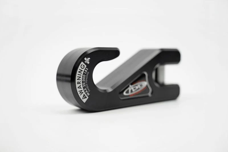 Addictive Desert Designs 1-5/16in Winch Fairlead Plate w/ Recessed Round End Hook - Black - Image 4