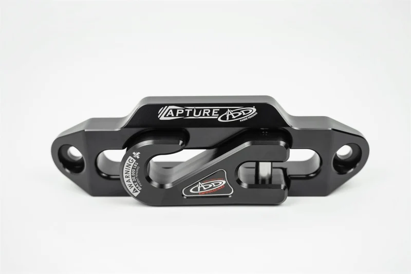 Addictive Desert Designs 1-5/16in Winch Fairlead Plate w/ Recessed Round End Hook - Black - Image 8