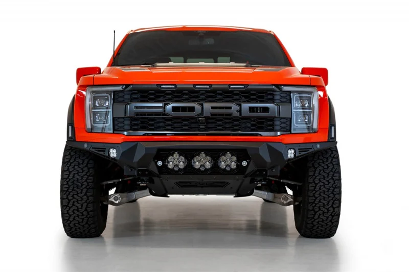 Addictive Desert Designs 2021+ Ford Raptor Bomber Front Bumper w/ 3 Baja Designs LP6 Light Mounts - Image 10