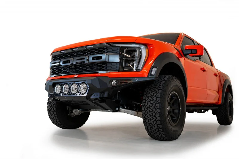Addictive Desert Designs 2021+ Ford Raptor Bomber Front Bumper w/ 4 Rigid 360 6in Light Mounts - Image 12