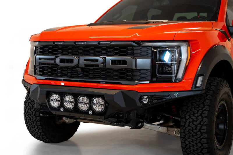 Addictive Desert Designs 2021+ Ford Raptor Bomber Front Bumper w/ 4 Rigid 360 6in Light Mounts - Image 8