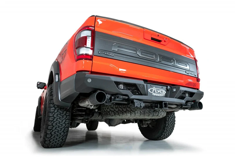 Addictive Desert Designs 2022+ Ford Raptor Stealth Fighter R Bumper w/ 2 Cube Lights - Hammer Black - Image 15