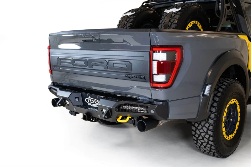 Addictive Desert Designs 21-22 Ford Raptor HoneyBadger Rear Bumper - Image 12