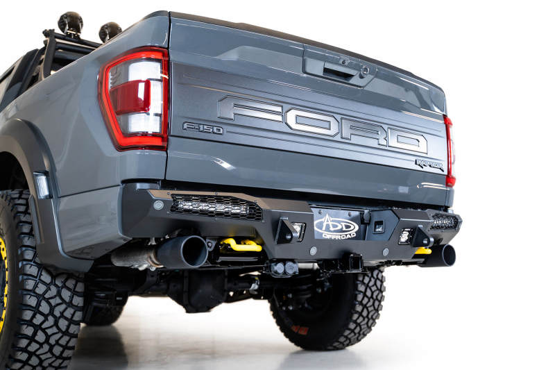 Addictive Desert Designs 21-22 Ford Raptor HoneyBadger Rear Bumper - Image 2