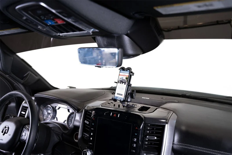 Addictive Desert Designs 21-23 Dodge Ram TRX Digital Device Dash Mount - Image 6