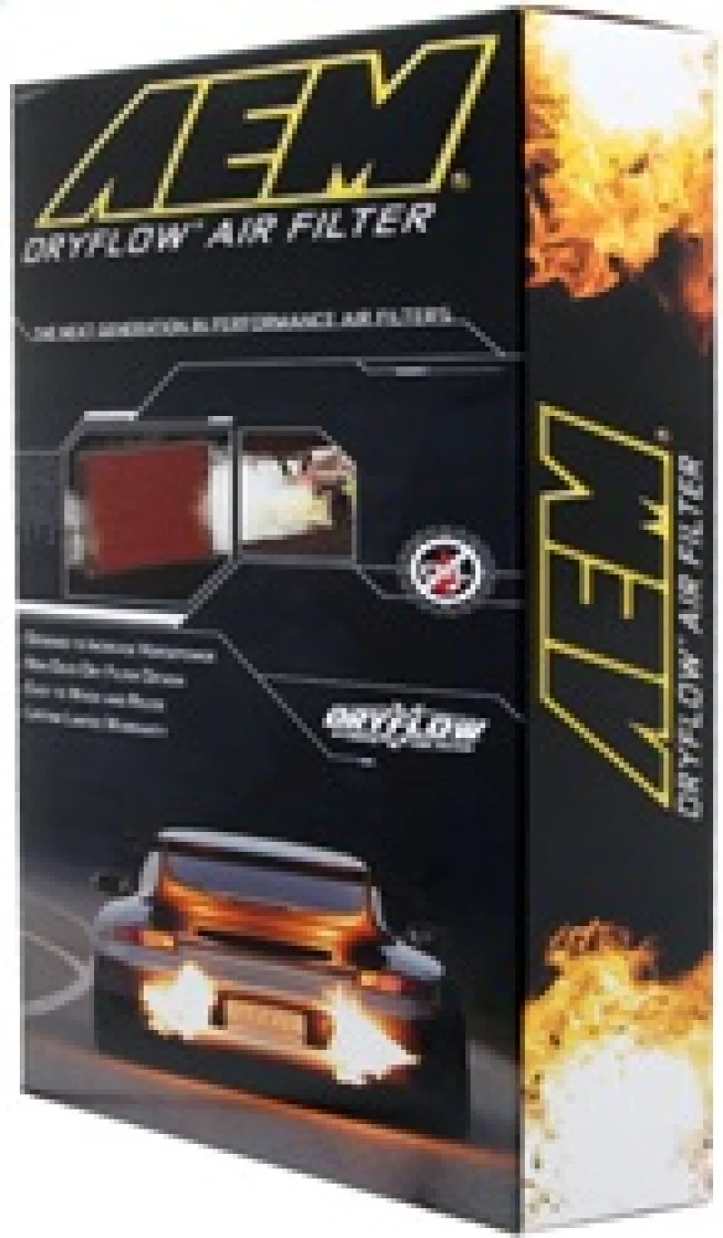 AEM 14.313in O/S L x 6.625in O/S W x 1.5in H DryFlow Air Filter - Image 5