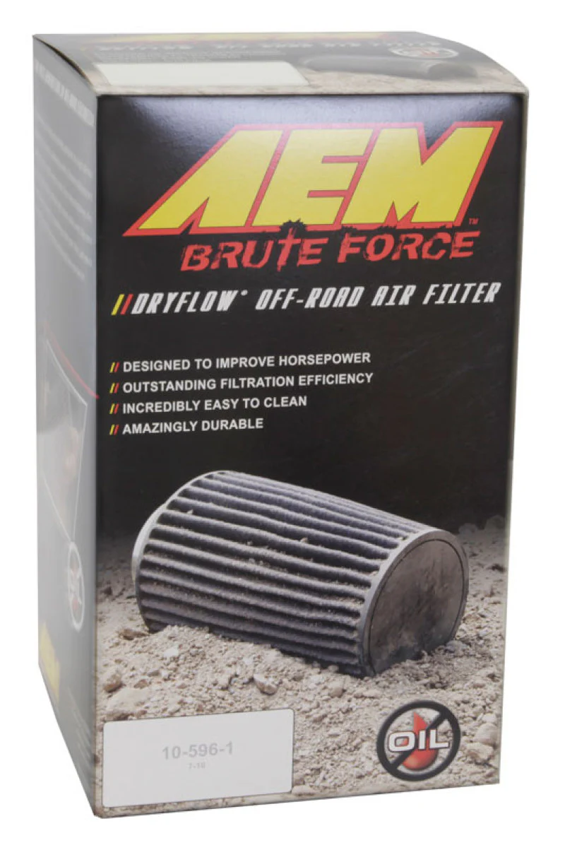 AEM 3.5 in x 9 in Dryflow Conical Air Filter - Image 9