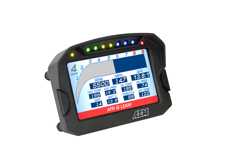 AEM CD-5G Carbon Digital Dash Display w/ Interal 10Hz GPS & Antenna - Image 5