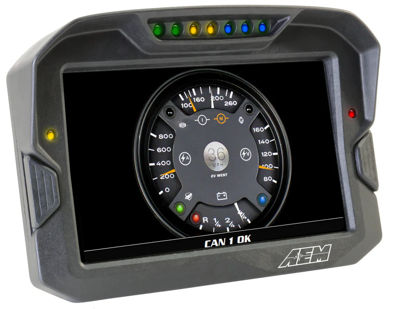 AEM CD-7 Logging GPS Enabled Race Dash Carbon Fiber Digital Display w/o VDM (CAN Input Only) - Image 3