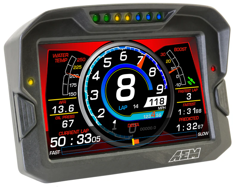 AEM CD-7 Non Logging Race Dash Carbon Fiber Digital Display (CAN Input Only) - Image 3