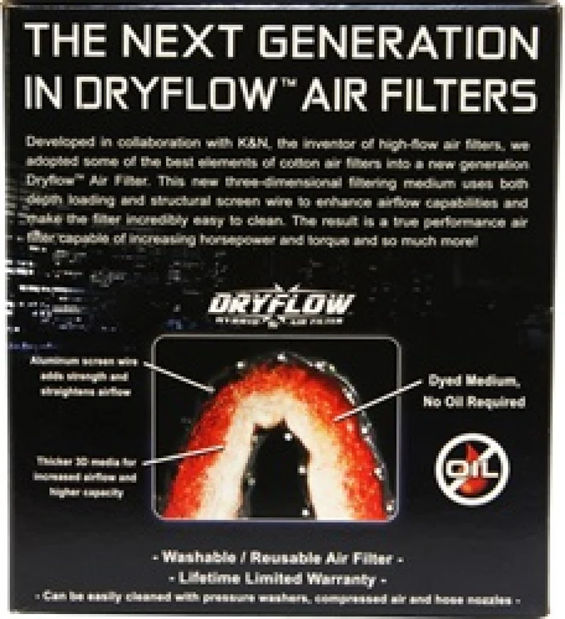 AEM Dryflow 3in. X 5in. Round Tapered Air Filter - Image 11