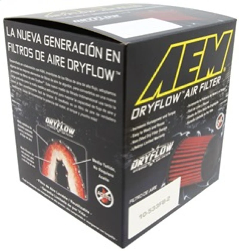 AEM Dryflow 3in. X 5in. Round Tapered Air Filter - Image 12