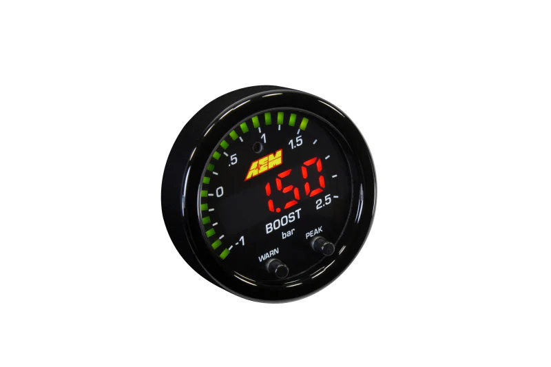 AEM X-Series Boost Pressure -30inHg 35psi Gauge - Image 8