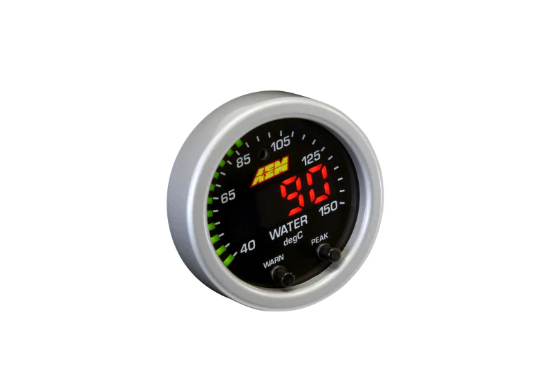 AEM X-Series Temperature 100-300F Gauge Kit (ONLY Black Bezel and Water Temp. Faceplate) - Image 10