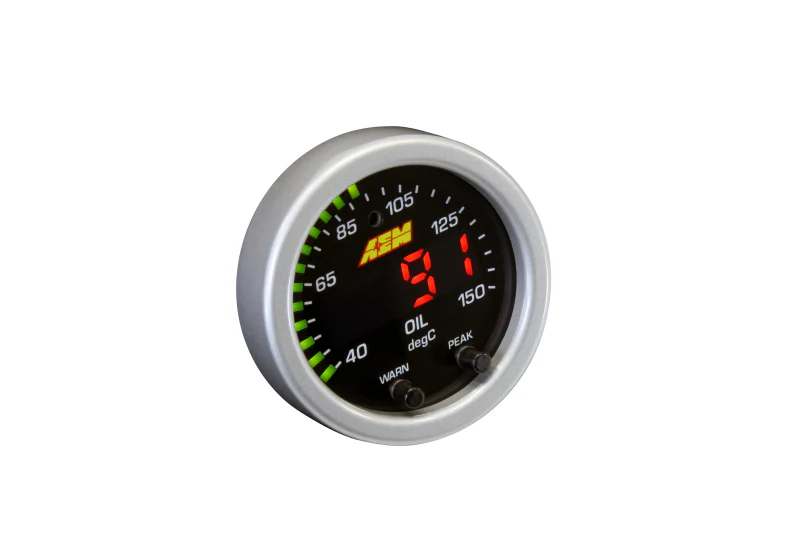 AEM X-Series Temperature 100-300F Gauge Kit (ONLY Black Bezel and Water Temp. Faceplate) - Image 23