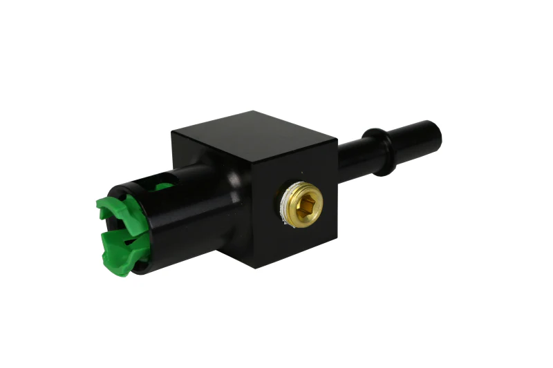 Aeromotive 3/8in Quick Connect with AN-08 port and 1/8in gauge port - Image 4
