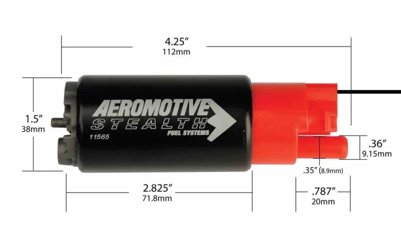 Aeromotive 325 Series Stealth In-Tank Fuel Pump - E85 Compatible - Compact 38mm Body - Image 8