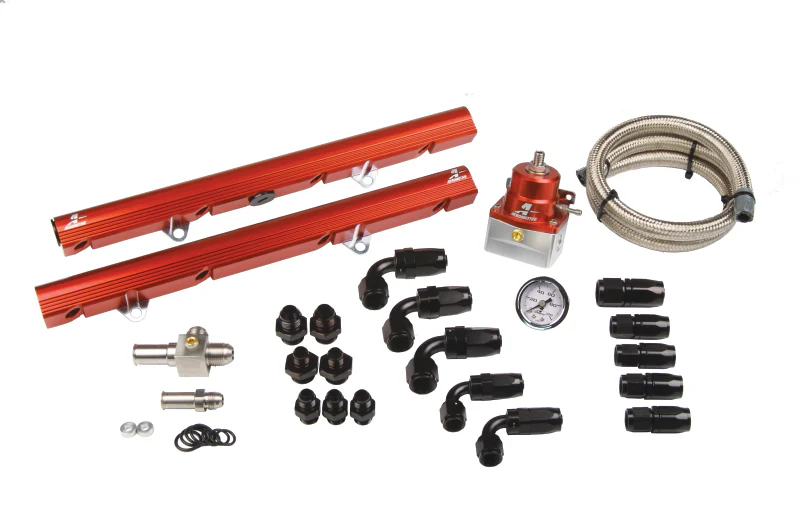 Aeromotive 5.0 Liter Ford Street Billet Fuel Rail System (Ford 5.0 86-98) 5/8in I.D. - Image 3