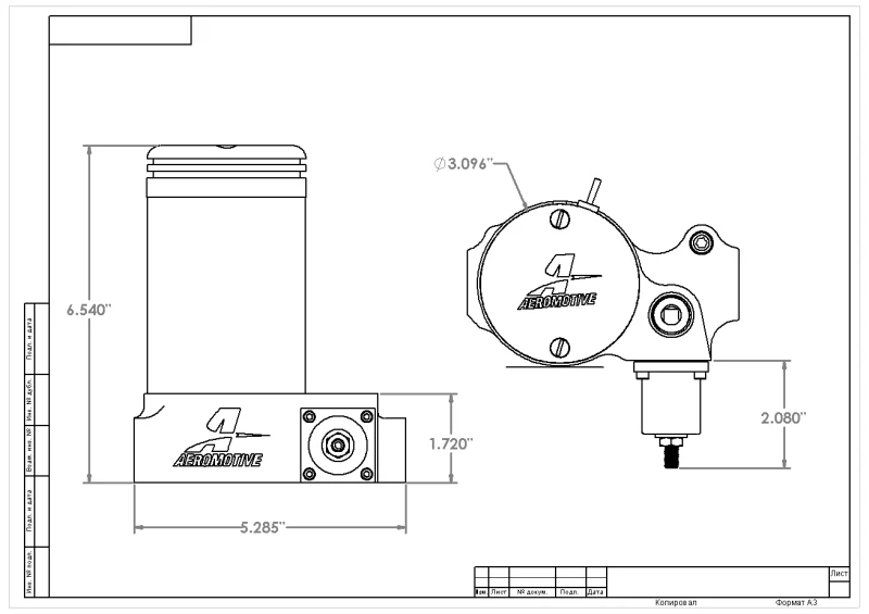 Aeromotive A2000 Drag Race Carbureted Fuel Pump - Image 11