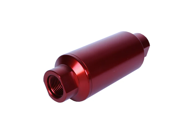 Aeromotive In-Line Filter - (AN-10) 10 Micron Microglass Element Red Anodize Finish - Image 4