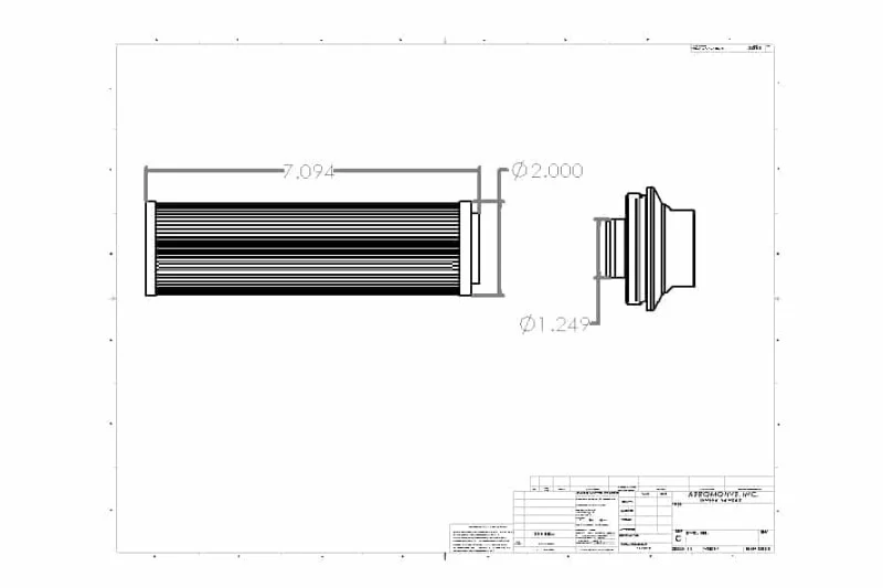 Aeromotive In-Line Filter - AN-16 100 Micron SS Element Extreme Flow - Image 8