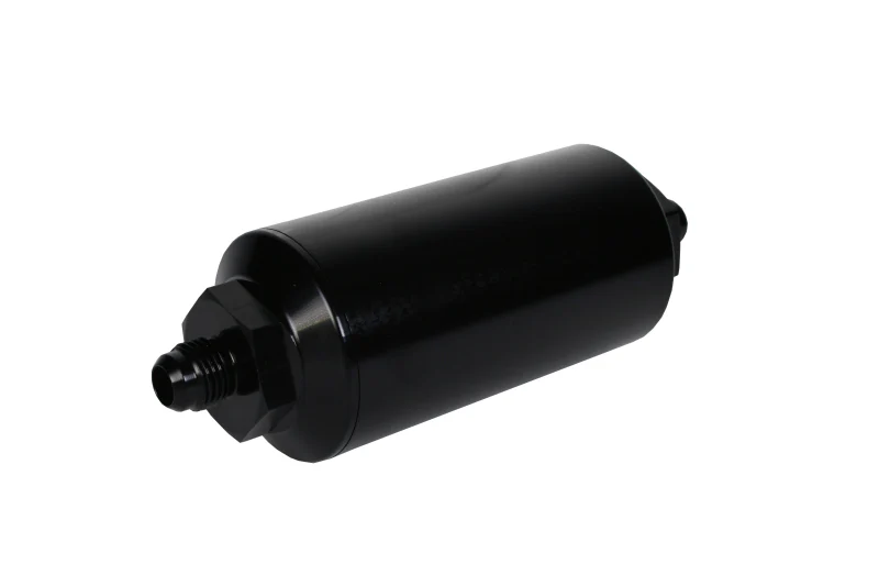 Aeromotive In-Line Filter - (AN-6 Male) 10 Micron Fabric Element Bright Dip Black Finish - Image 8