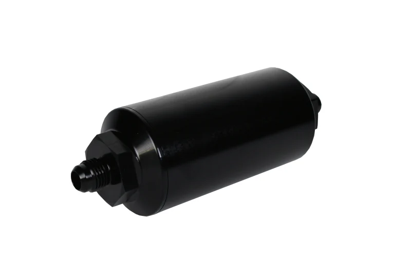 Aeromotive In-Line Filter - (AN-6 Male) 10 Micron Fabric Element Bright Dip Black Finish - Image 9