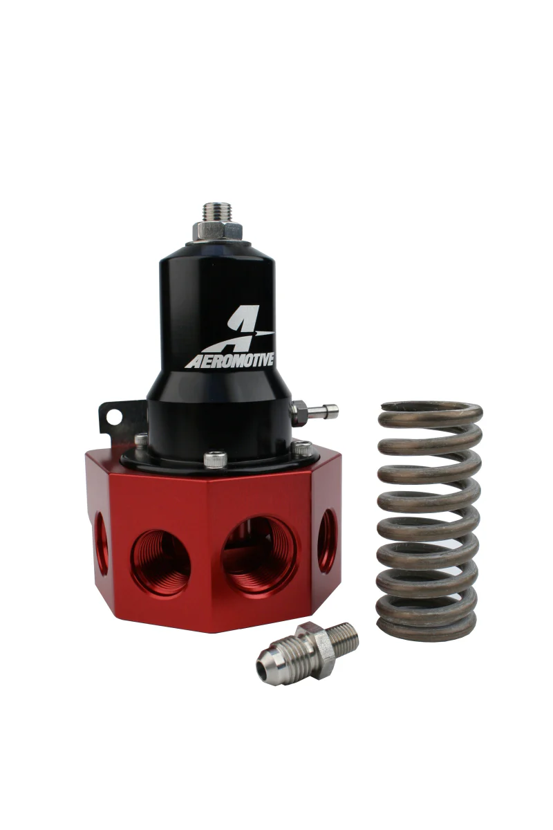 Aeromotive Regulator - 30-120 PSI - .500 Valve - 4x AN-08 and AN-10 inlets / AN-10 Bypass - Image 10