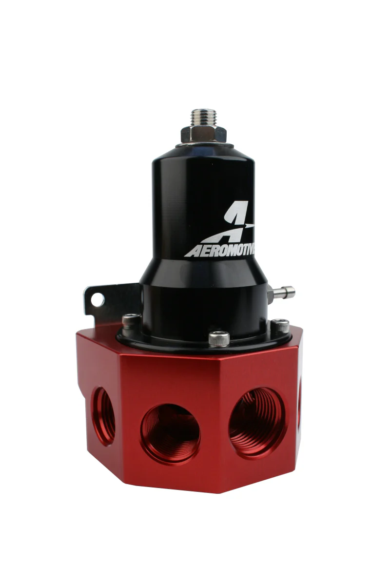 Aeromotive Regulator - 30-120 PSI - .500 Valve - 4x AN-08 and AN-10 inlets / AN-10 Bypass - Image 7