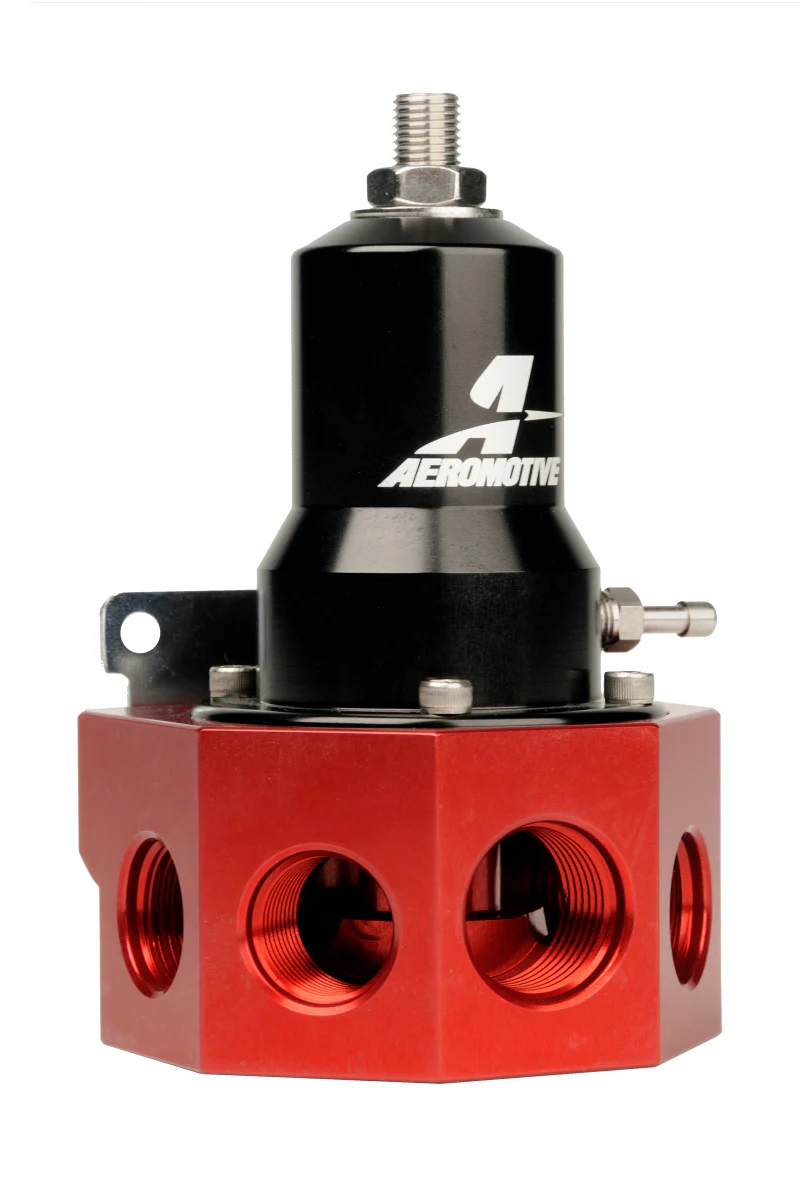 Aeromotive Regulator - 30-120 PSI - .500 Valve - 4x AN-08 and AN-10 inlets / AN-10 Bypass - Image 9