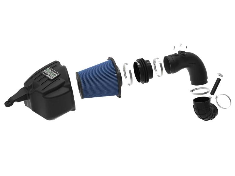 aFe 07-09 Ram 2500/3500 Cummins L6 6.7L (td)(Diesel) Quantum Cold Air Intake System w/ Pro 5R Filter - Image 5