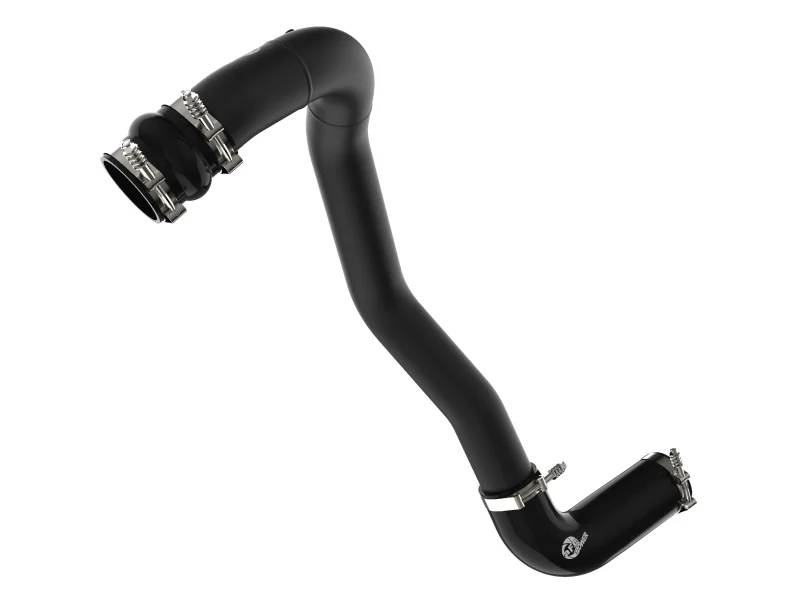 aFe 08-10 Ford Trucks V8-6.4L (td) BladeRunner 3 IN Aluminum Hot Charge Pipe - Black - Image 8