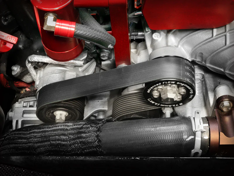 aFe 15-23 Dodge Challenger / 15-23 Dodge Charger SRT Hellcat 2.85in Supercharger Power Pulley Kit - Image 2