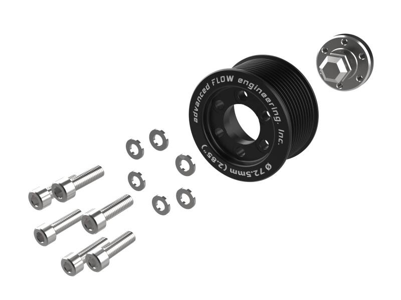 aFe 15-23 Dodge Challenger / 15-23 Dodge Charger SRT Hellcat 2.85in Supercharger Power Pulley Kit - Image 6