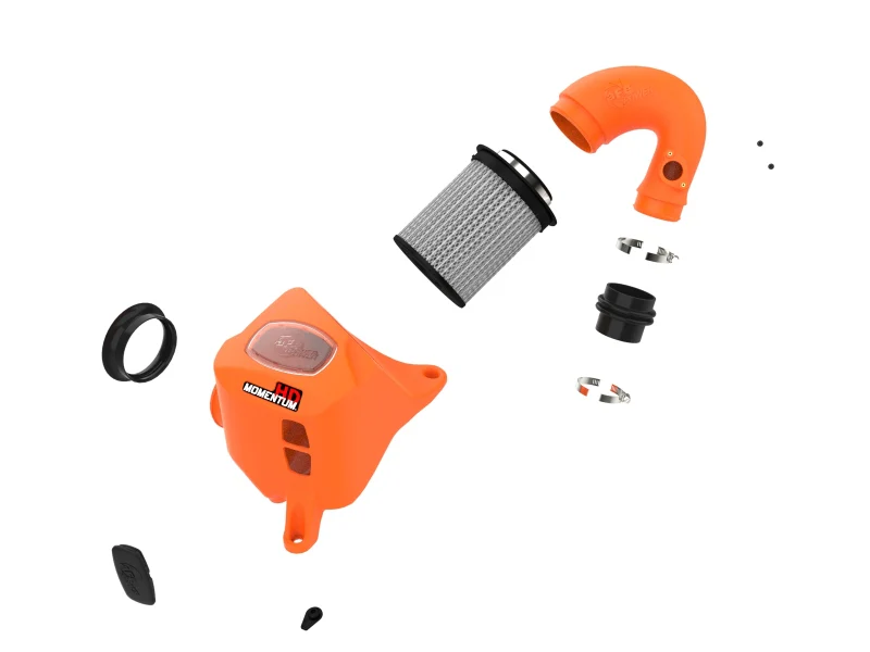 aFe 15-25 Toyota Hilux L4 2.8L (td) Momentum HD Orange Edition Intake w/ Pro DRY S Filter (MOQ 12) - Image 7