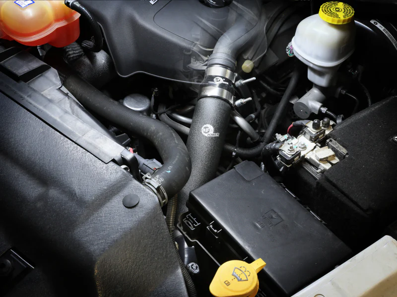aFe 16-19 RAM 1500 V6 3.0L (TD) BladeRunner 3in Aluminum Hot Charge Pipe - Black - Image 2