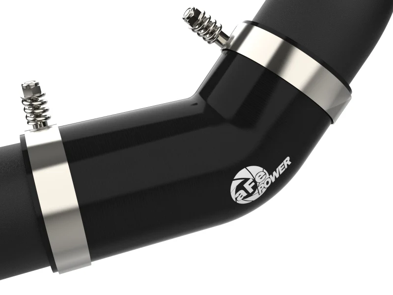 aFe 16-19 RAM 1500 V6 3.0L (TD) BladeRunner 3in Aluminum Hot & Cold Charge Pipe Kit - Black - Image 5