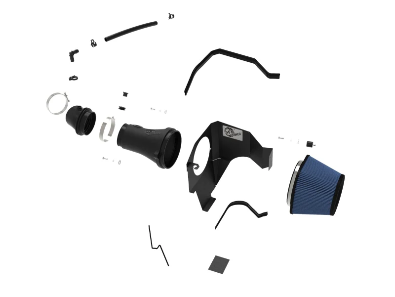 aFe 17-18 Dodge Challenger/Charger Magnum FORCE Stage-2XP Cold Air Intake System w/Pro DRY S- Black - Image 10