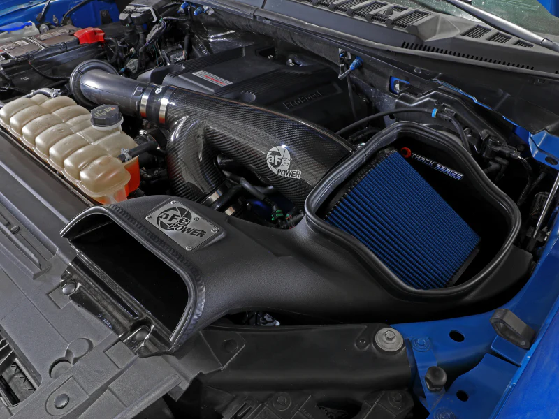 aFe 17-20 Ford F-150/Raptor Track Series Carbon Fiber Cold Air Intake System With Pro 5R Filters - Image 2