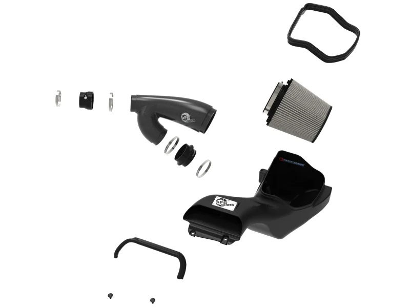 aFe 17-20 Ford F-150/Raptor Track Series Carbon Fiber Cold Air Intake System With Pro DRY S Filters - Image 4