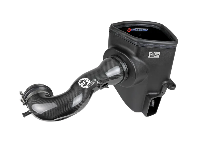 aFe 19-21 GM Trucks 5.3L/6.2L Track Series Carbon Fiber Cold Air Intake System W/ Pro Dry S Filters - Image 4