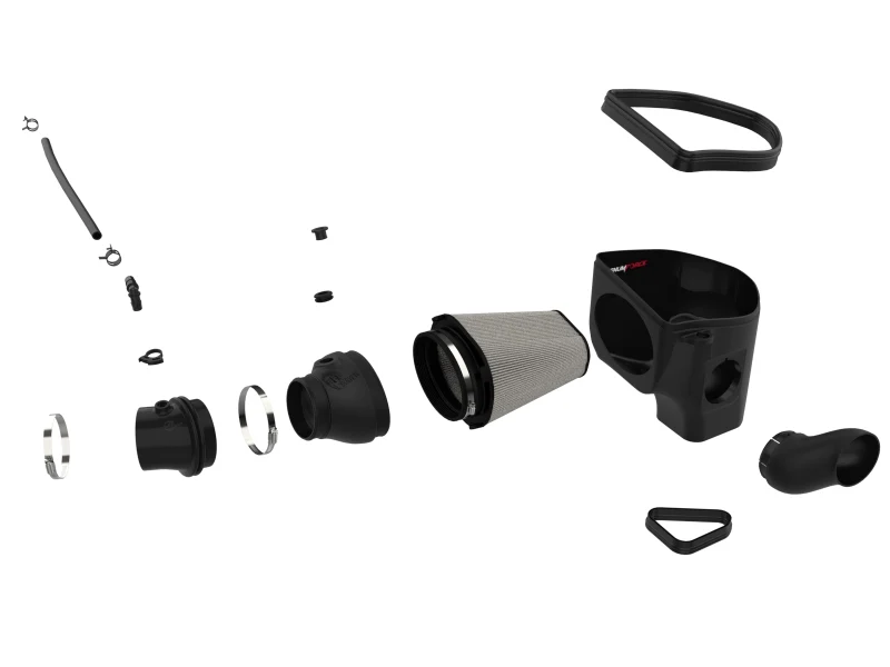 aFe 19-23 Dodge Challenger Hellcat V8-6.2L Magnum FORCE Stage2 Cold Air Intake System w/Pro DRY S - Image 9