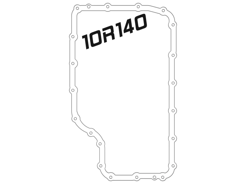 aFe 20-21 Ford Truck w/ 10R140 Transmission Pan Black POWER Street Series w/ Machined Fins - Image 6