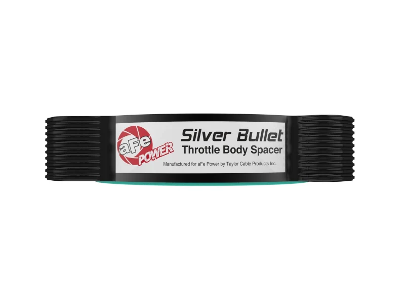 aFe 2020 Vette C8 Silver Bullet Aluminum Throttle Body Spacer / Works With Factory Intake Only - Blk - Image 6