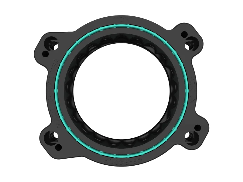 aFe 2020 Vette C8 Silver Bullet Aluminum Throttle Body Spacer / Works With Factory Intake Only - Blk - Image 7
